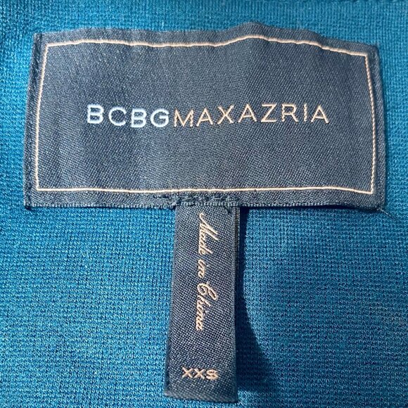 BCBGMaxAzria Fern Green Zip-Front Moto Jacket - Size XXS - Picture 14 of 16